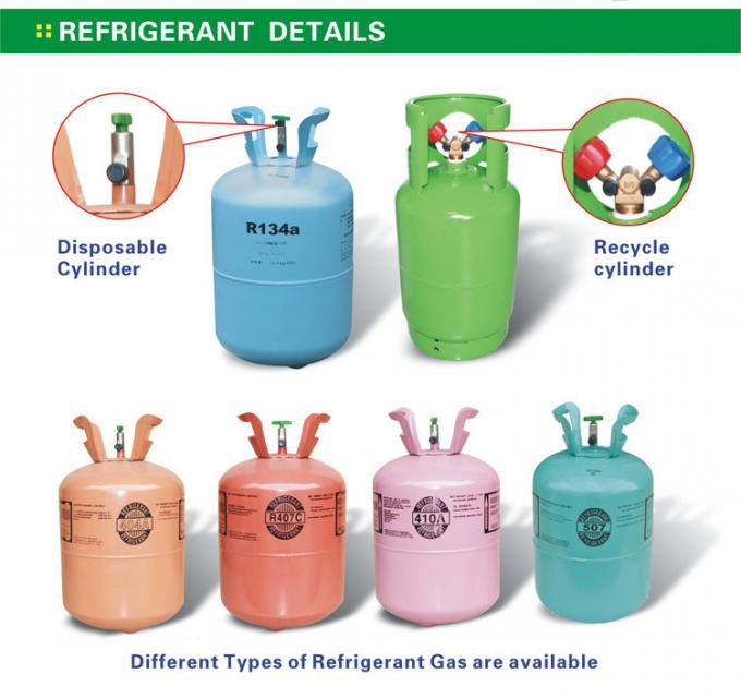 High Quality Gas R134A Refrigerant 13.6kg