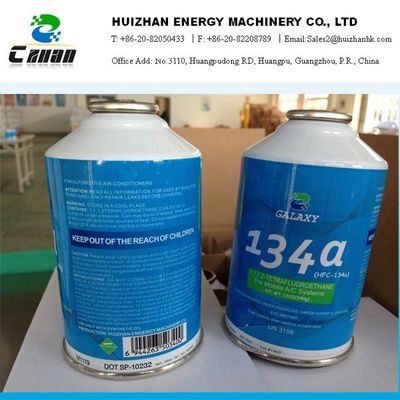 China Galaxia de los refrigerantes R134a de N.W 340g CFC y embalaje neutral en pequeña poder proveedor
