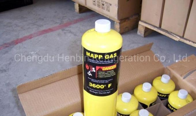 Henbin Mapp Gas 16oz/453.6g Welding Gas in Disposable Cylinder