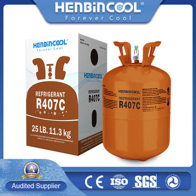 quality CH2F2 CHF2CF3 CF3CH2F HFC R407C Refrigerante para aire acondicionado factory